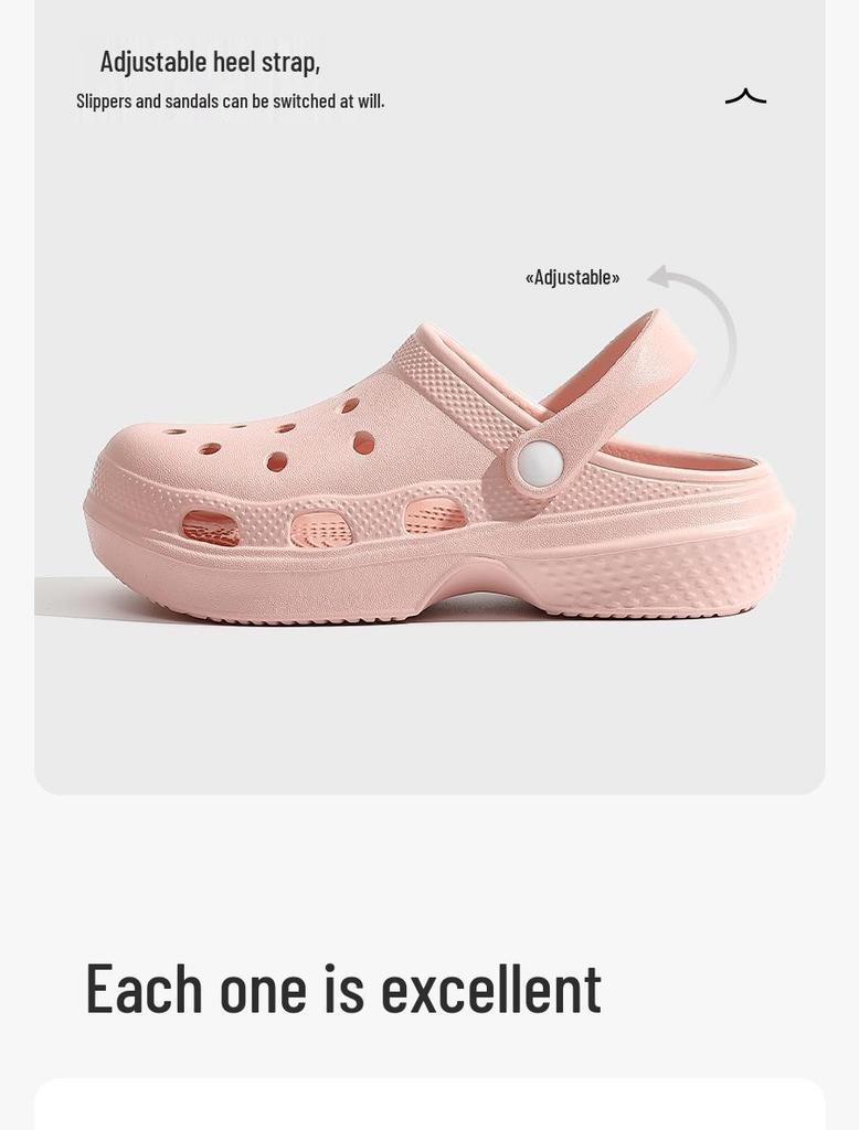 New EVA Clogs: Non-Slip Soft Sole Cute Shoes for Indoor/Outdoor, Suitable for Men, Women, and Couples At the Beach or Seaside.