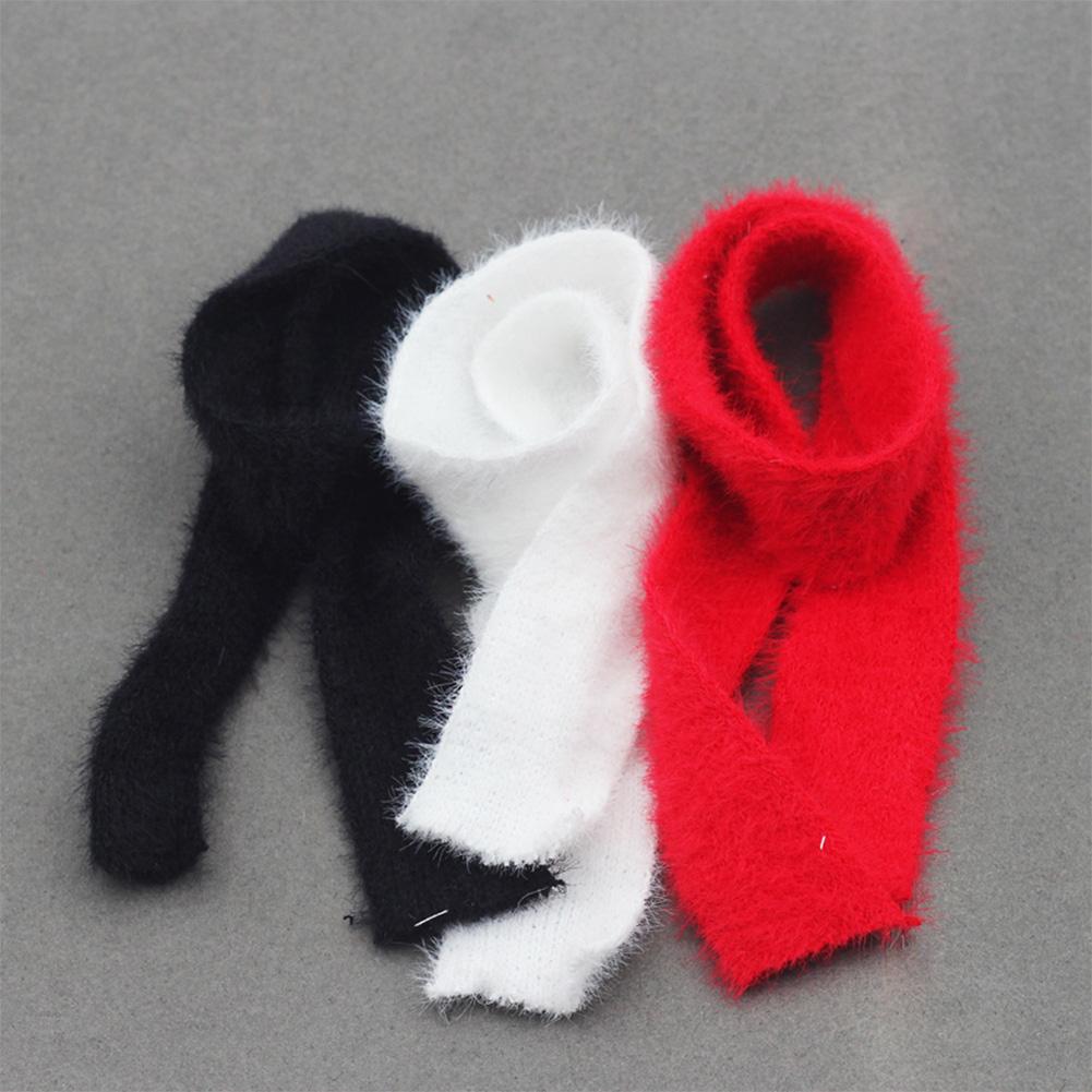 Dollhouse Miniature Knitting Scarf Ornament DIY Dolls Clothing Accessories Dress Up for Birthday Gift For V1 V2 V3 Labubu