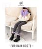 Snow boots for completely rain cold weather 24cm [Arisana] kids, girls, waterproof, waterproof, boots, boots, boots, lavender,