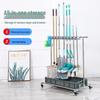Yidashang No-Drill Stainless Steel Mop & Broom Holder