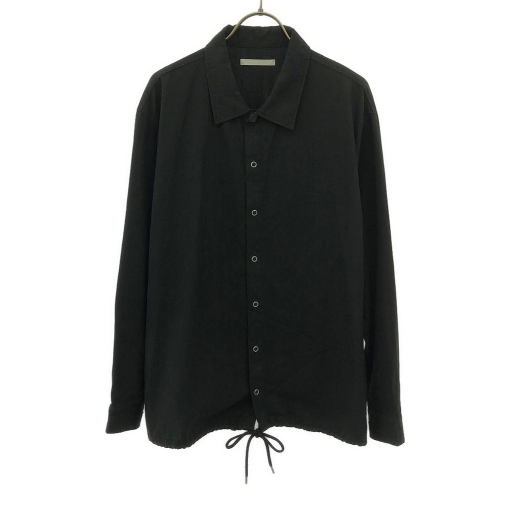 DISCOVERED Made In Japan Long Sleeve Shirt Jacket 1 Black Back Print Men's Used