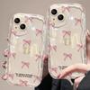 Bowknot Phone Case for IPhone 16 Pro Max 15 14 13 12 11 Plus Shockproof Transparent Soft Cover Protection Back Cover Bumper