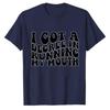 Funny Sarcastic Quote I Got A Degree in Running My Mouth Bubble Letter Print Tshirt Unisex  Cotton Tee Humor Casual Party Gift Tops