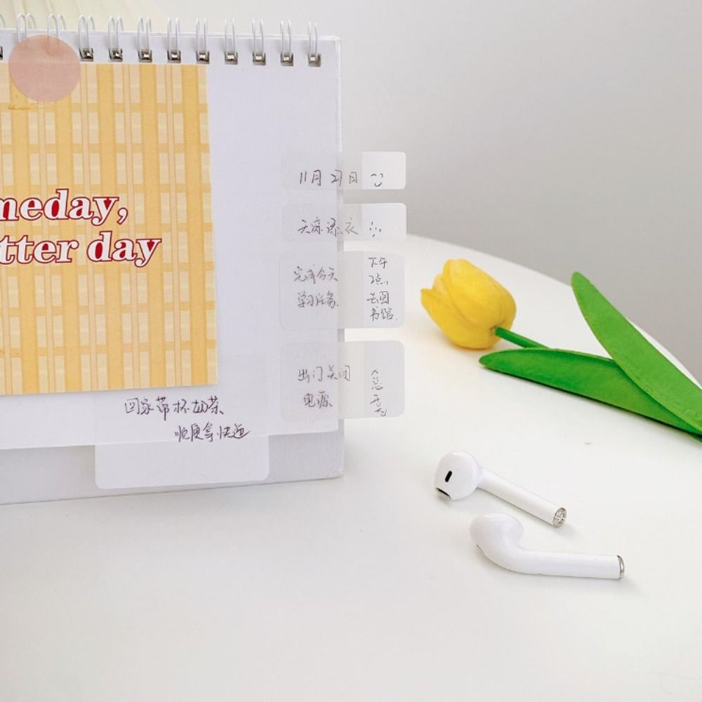 To Do List White Sticky Notes Planning Index  Memo Pads Self Adhesive Index Tabs Stickers  Office