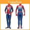 Ps4 Insomniac Spider-man Cosplay Kostümü 3d Baskı Yetişkin Çocuk Spidey Zentai Takımı Enfes İşçilik ve Nefes Alabilen Likra Malzeme ile