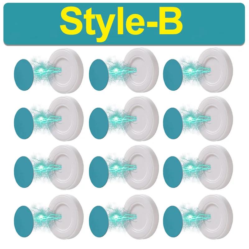 2/24Pcs Anti-Lost Strong Magnetic Hook Wall Mount Magnet Holder for Fridge Sticker Remote Control Storage Home Organizer Hooks