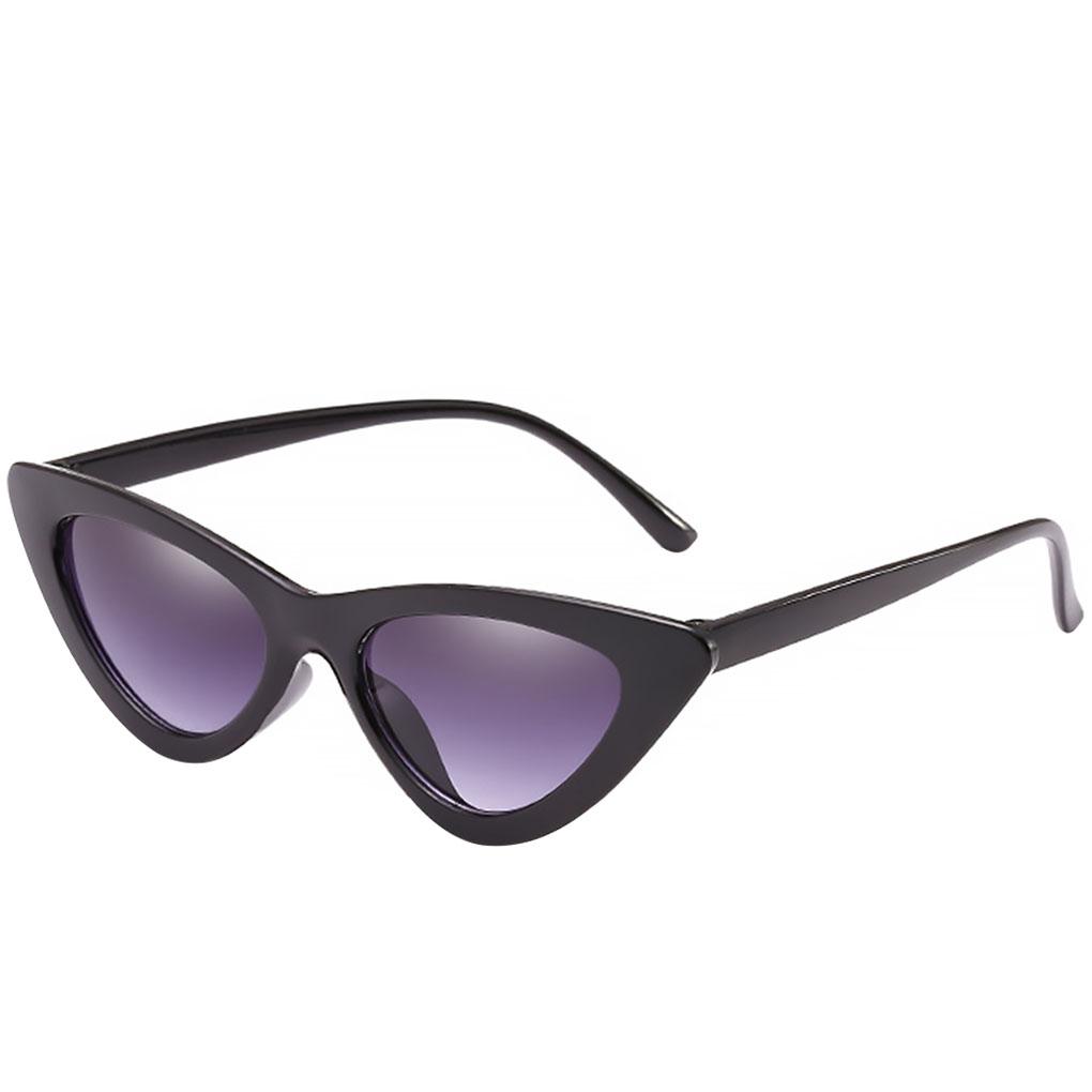 Women Narrow Fashion UV400 Multi Color Goggles Plastic Frame Eye Protection Glasses