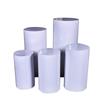 Set Decorativo Cilindri Rotondi in Ferro Bianchi per Tavolo Dessert Matrimonio e Compleanno – 5 Pezzi