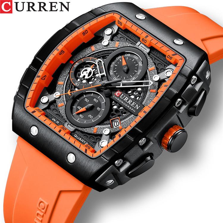 CURREN Men's Multifunction Chronograph Sports Watch 8442
