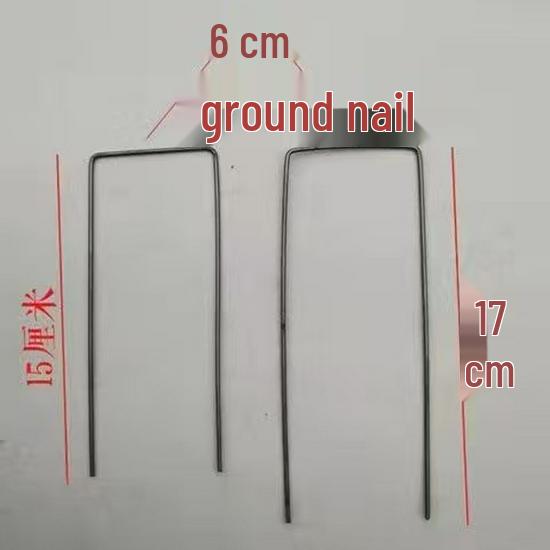 Verzinkte U-förmige Unkrautbarriere-Erdnägel - Stahl-Draht Bodenabdeckung & Netz-Anker