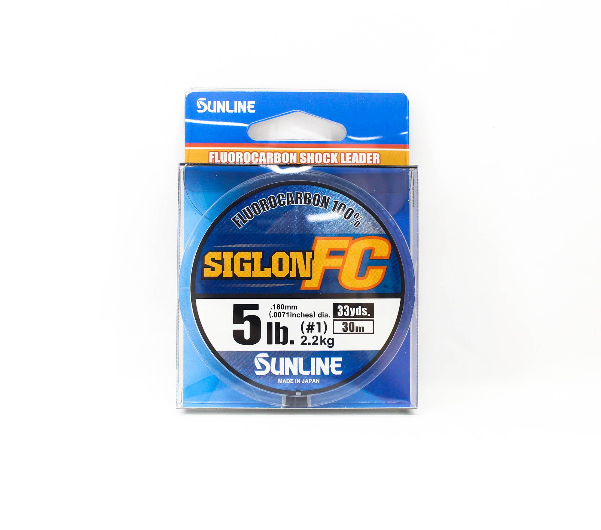 

Sunline Флюорокарбоновый Лидер Siglon FC 100% 30м 5lb Диаметр 0.18мм (8142) чистый