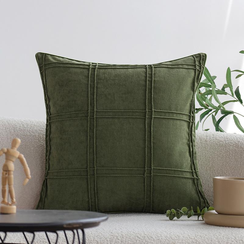 Cream Green Throw Pillow Back Pillow Sofa Cushion Model Room Hotel Bay Window Decoration Back Pillow