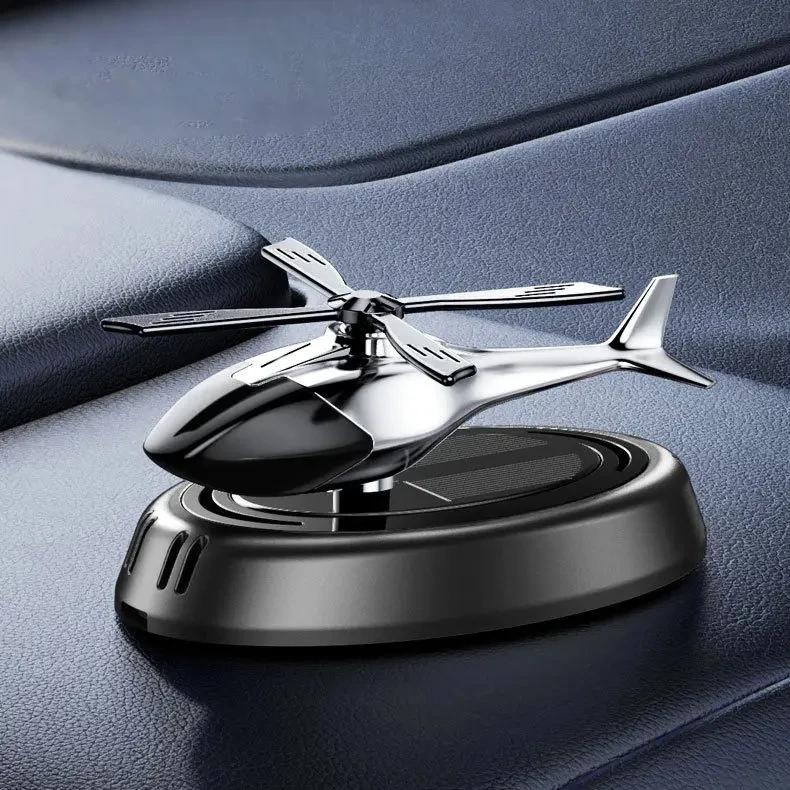 Rotating Aromatherapy Perfume Solar Car Air Freshener Perfume Helicopter Decor Interior Decor Solar Car