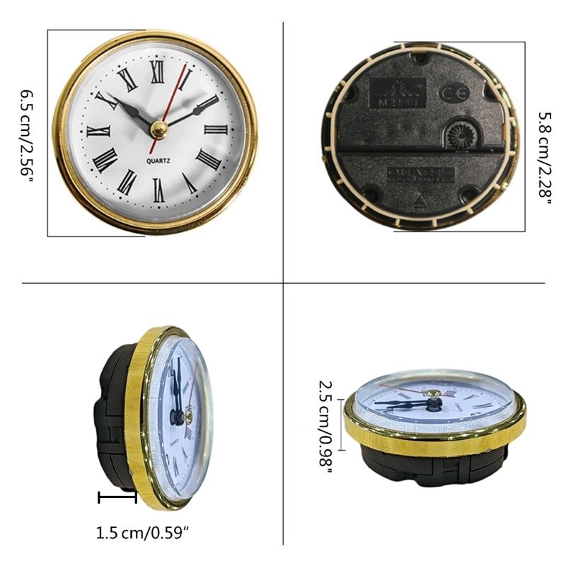 Furniture Accessories Durable Round Clock Insert with Roman Number for Decoration Exquisites Workmanship Clock Head