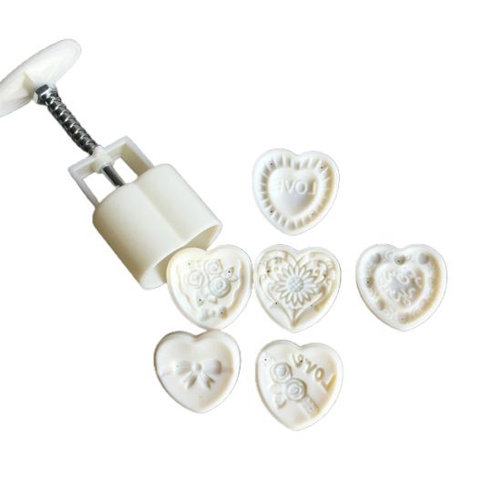 

Нержавеющие штампы для печенья своими руками, прочные 1 форма 6 Mooncake 2