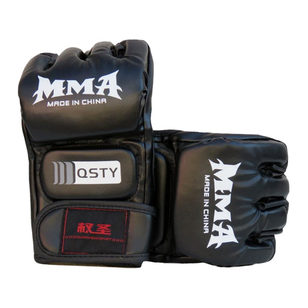 Kickboxen Sparring Grappling Handschuhe Sandsack Fingerlos