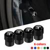 4 Stück 3D-Aluminiumlegierung Radreifen-Ventilkappen Autozubehör für Model 3 Model S Model X Coil Mod K80 Roadster Invader