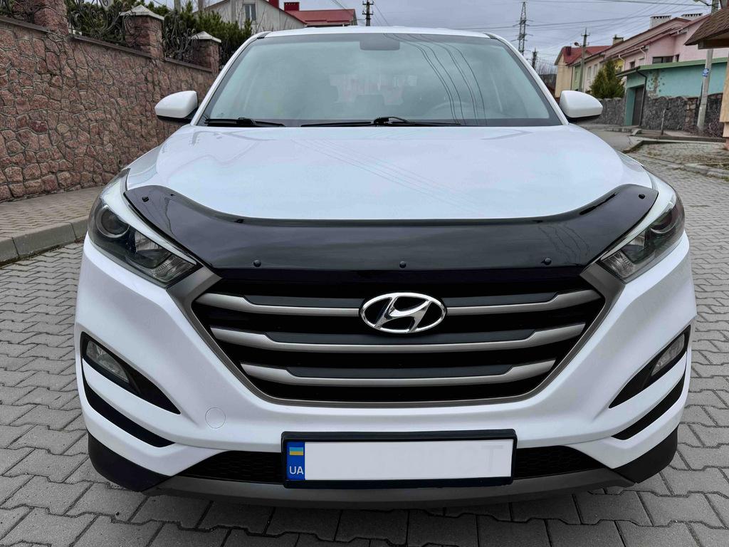 

Дефлектор капота (EuroCap) для Hyundai Tucson TL 2016-2021 рр.