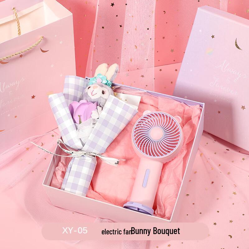 A1 Cooling Gift Set XY-05 Small Fan + Bouquet