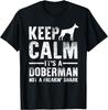 Funny Doberman Art Men Women Doberman Pinscher Dog Walker Gift Unisex T-Shirt
