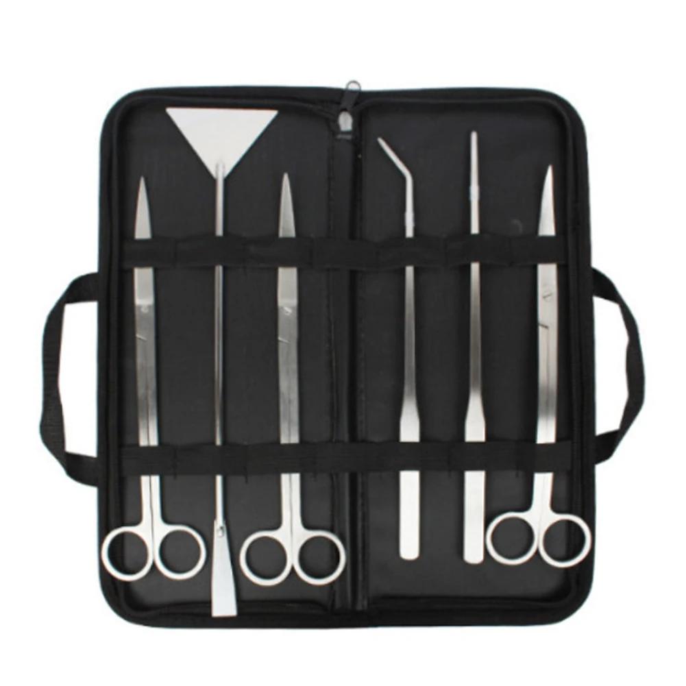 Professional Aquarium Maintenance Tool Stainless Steel Aquatic Plant Scissors Tweezers Spatula Tool for Fish Tank Cleaning