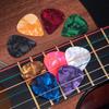 10 Pcs Colorful Love Heart Guitar Picks Plectrums Guitar Accessories Celluloid Guitar Picks 0.5 0.75 1.0 mm Thin Variety Natural Feel, Warm Tone for