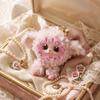 Layered Design Plush Lamb Keychain Soft Plush Mini Plush Pendant Vinyl Doll Keychain  Holiday Gift