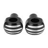Motorsykkelstyrestigning 25mm CNC Universal Motorsykkelstyreklemme rundt hode med stripe