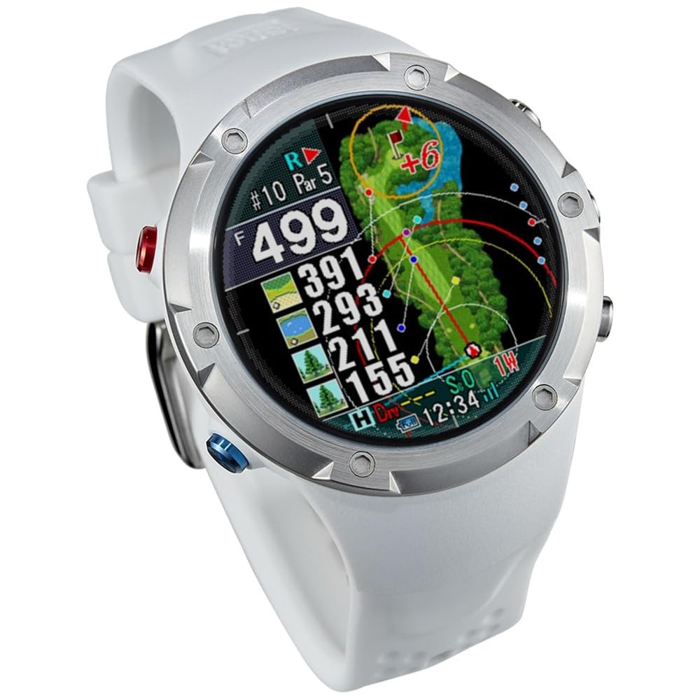 

Shot Navi Evolve PRO Белый Большой цветной ЖК-дисплей Новейший чип GPS GPS-навигация для гольфа Измеритель расстояния для гольфа Часы для гольфа Соревновательное использование OK FF (Выстрел Нави)