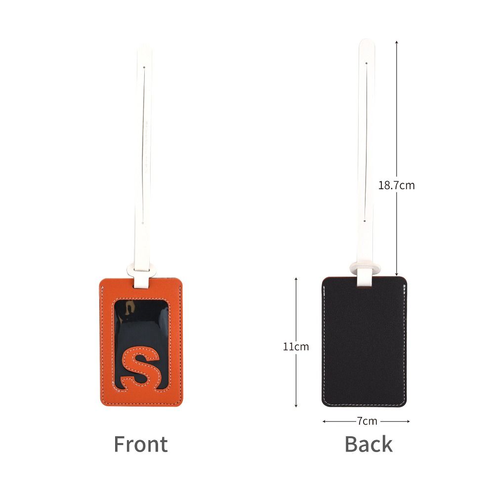 

Однотонная бирка для чемодана в самолете, багажные бирки с именем, держатель для карточек с буквами алфавита, регистрация на рейс в самолете Letter S