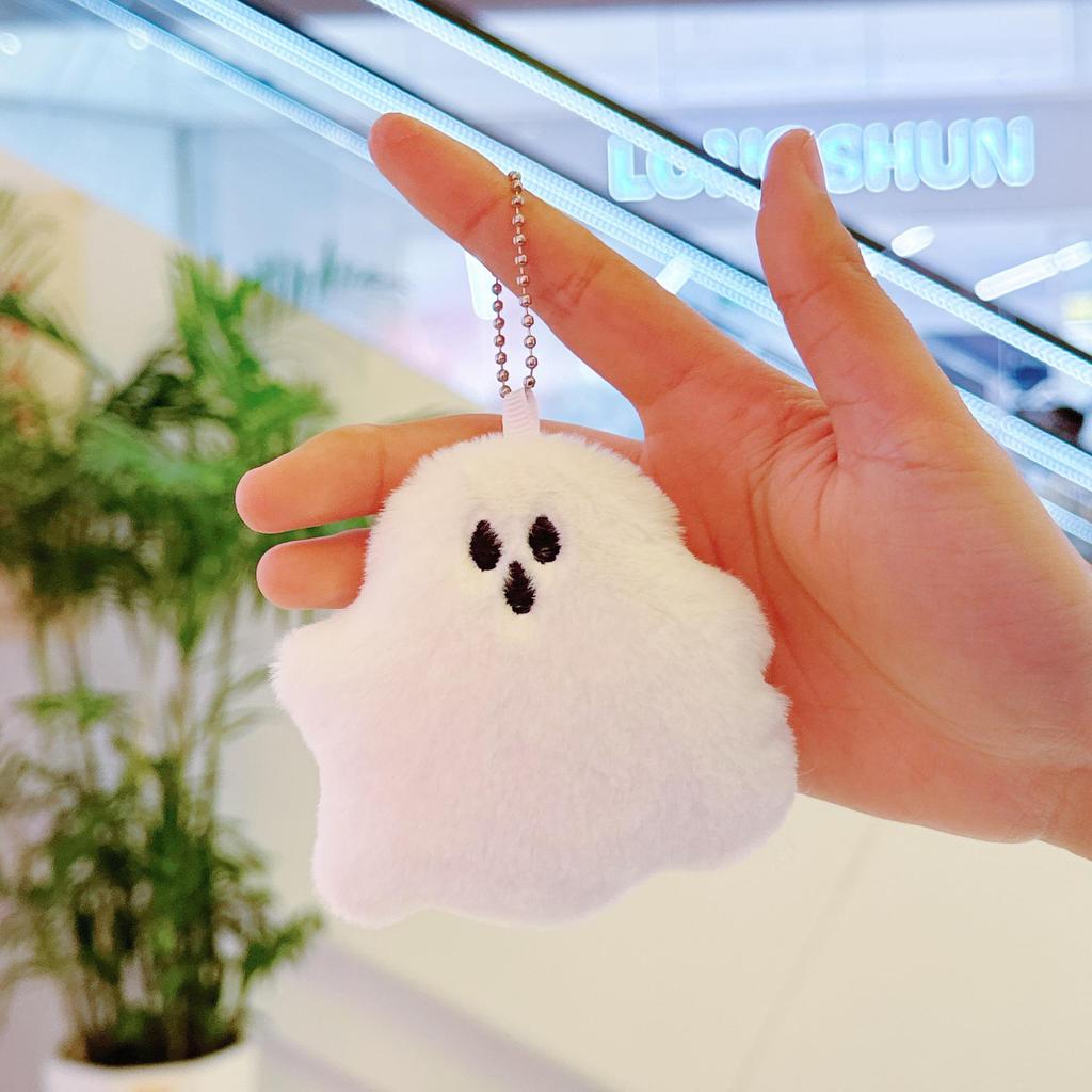 Xiaohongshu Halloween Ghost Plush Keychain Accessory