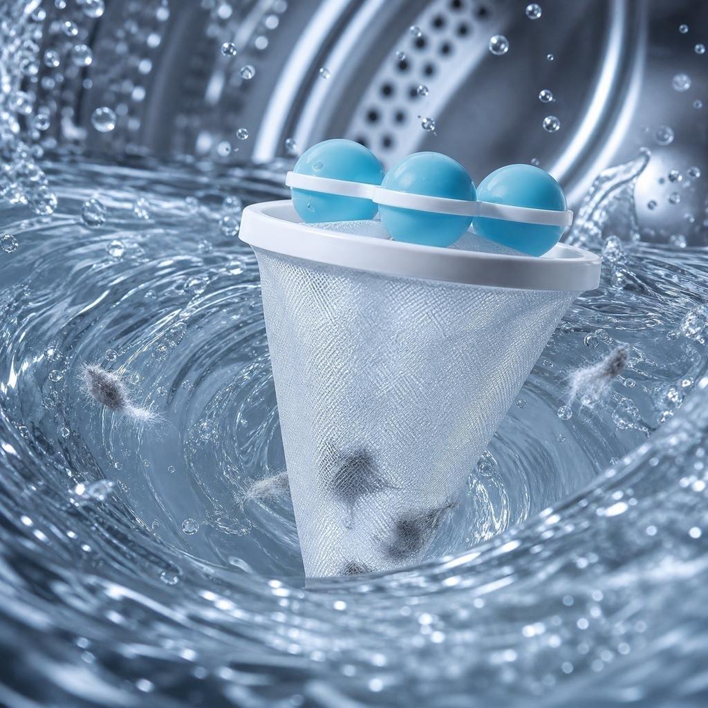 Washing Machine Lint Filter Net Floating Hair Remover Reusable Mesh Bag for Removing Debris and Pet Hair