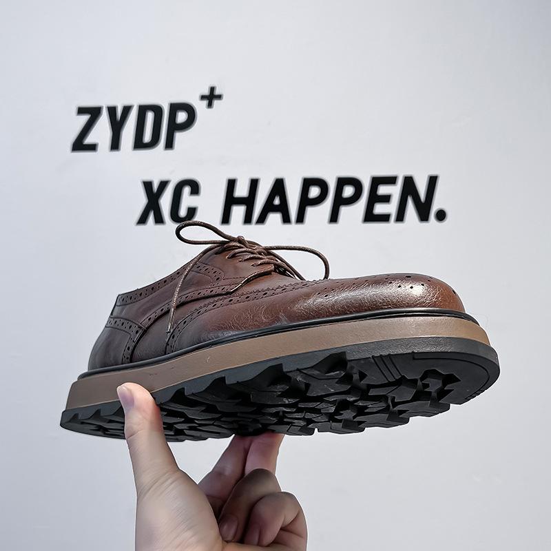 Brock Lederschuhe Herren 2025 neu formelle Kleidung Business innere Höhenerhöhung lässige Hochzeit Bräutigamschuhe 98848-A