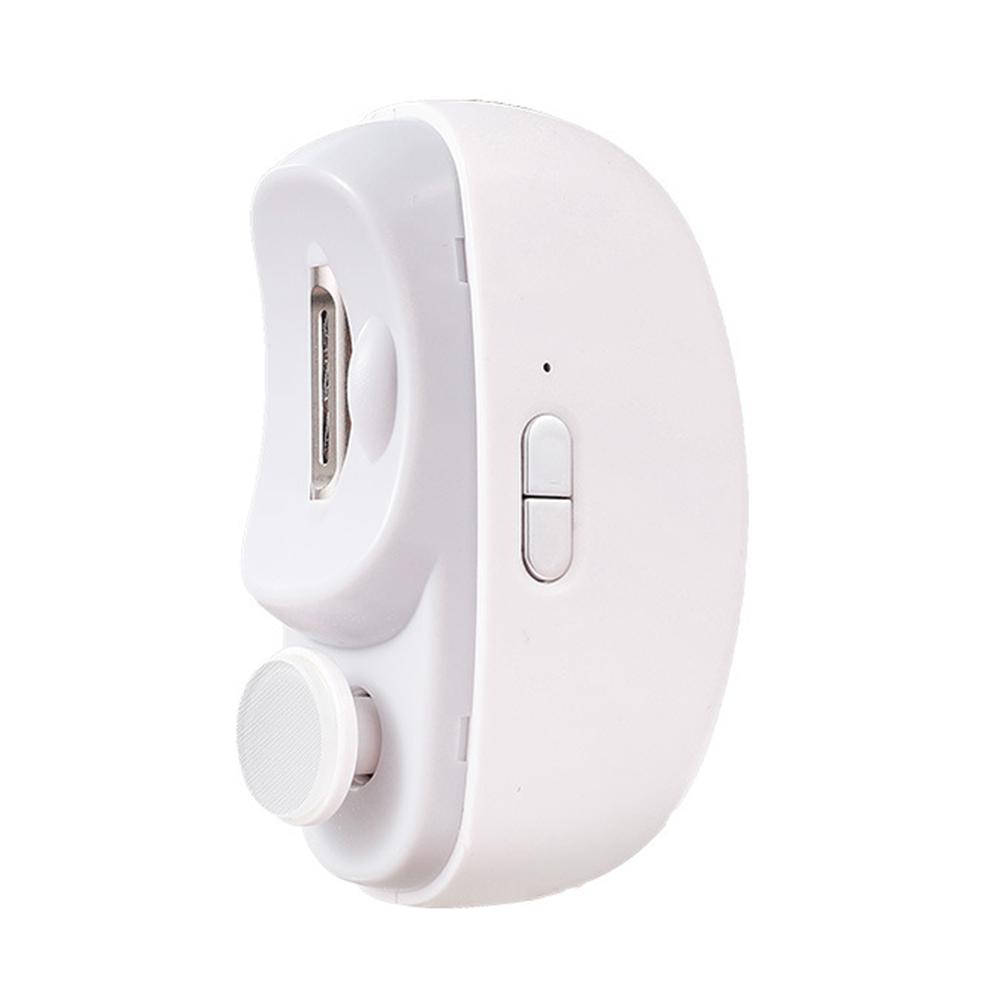 Automatic Fingernail Cutter USB Charging Electric Manicure Nail Trimmer Anti Splash Safety Nail Clipper for Men Women