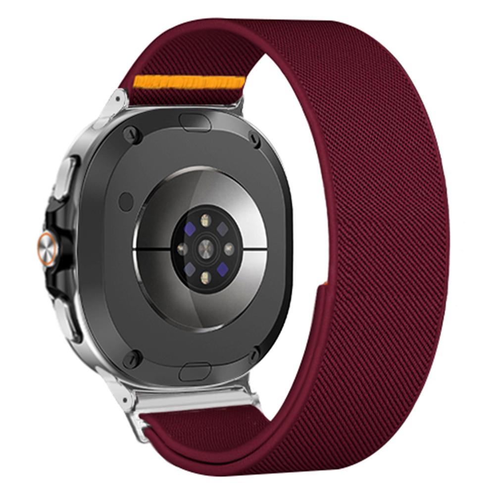 Nylon Watch Band for Samsung Galaxy Watch8 44mm/40mm/Watch8 Classic 46mm Adjustable Elastic Replacement Strap