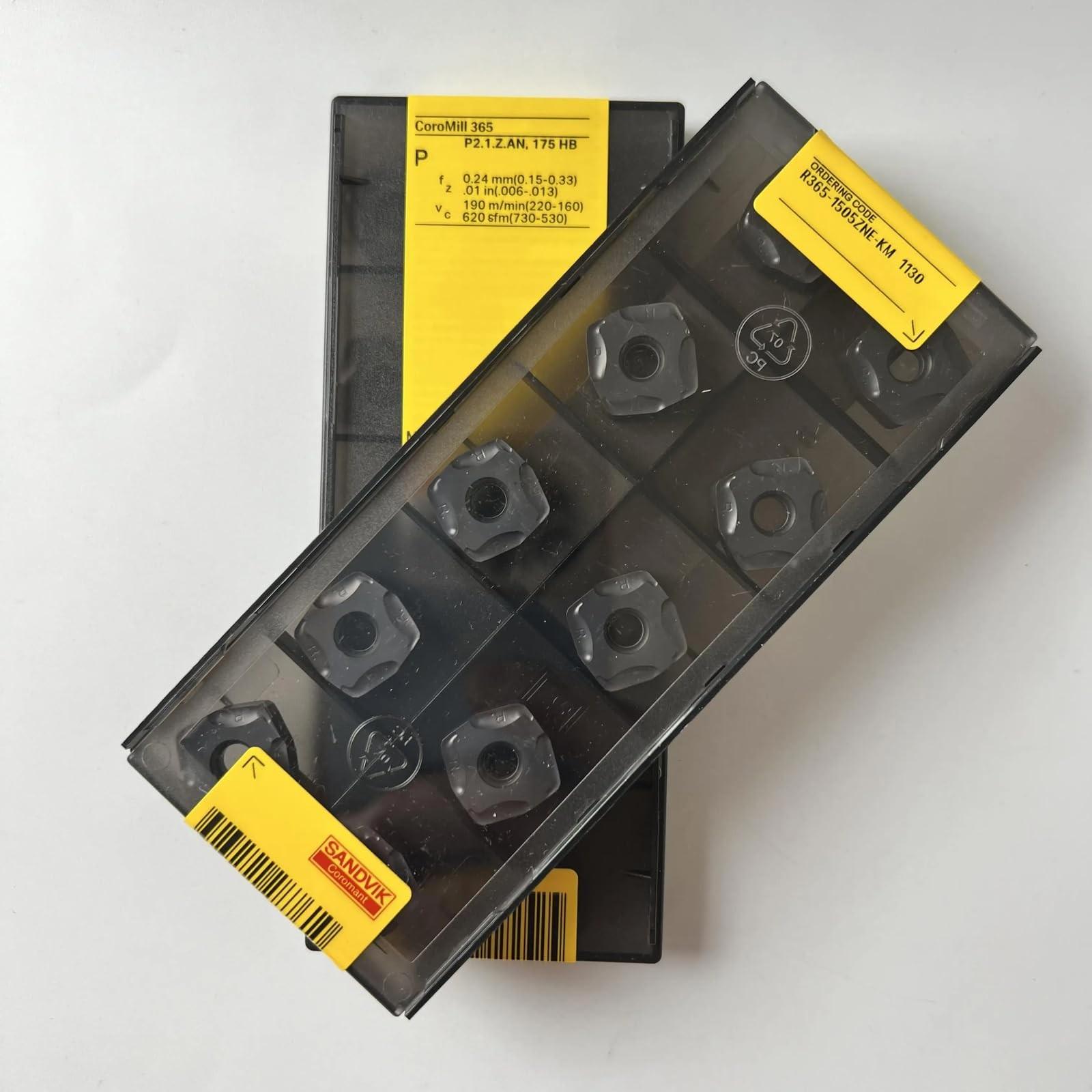 

Original Sandvik / R365-1505ZNE-KM 1130 /CNC lathe carbide blade tool 10 Pcs
