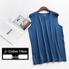 Liquid Ice Silk | Seamless Super Thin Men's Quick-Dry Vest, V-Neck & Round Neck, High Elasticity, Ideal for Summer Sports