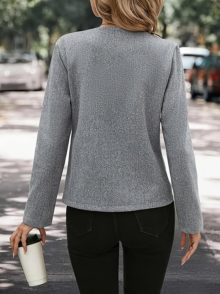 Kleiner europäischer und amerikanischer Stil Frühling/Herbst Kurzer Modeblazer