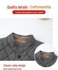 Men's Thickened Winter Cotton Jacket with Fleece Lining – Warm, Cold-Proof Coat for Middle-Aged and Elderly Dads.