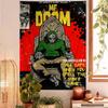 MF DOOM Buntes Wandteppich Wandbehang Hängendes Tarot Hippie Wandteppiche Schlafsaal Heimdekoration