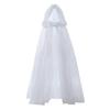 Sheer Hooded Cape For Halloween Costumes Lightweight Breathable Mesh Cloak Party Decorations Halloween Costume Accessory