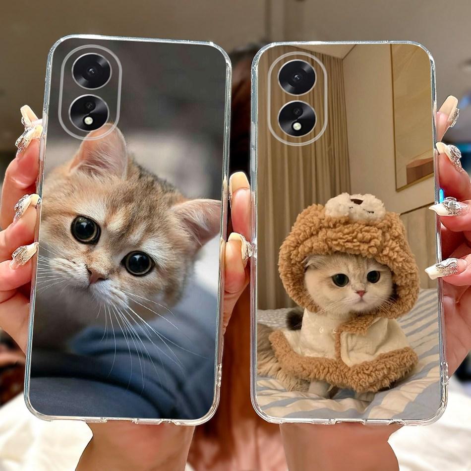 For OPPO A18 A38 CPH2579 CPH2591 Elegant Floral Butterfly Phone Case For Oppo A18 A38 4G Soft Silicone TPU Cases