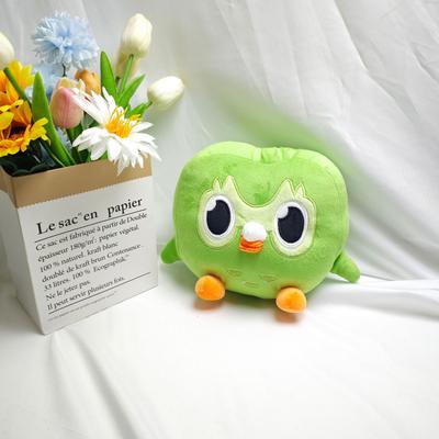 Duolingo Duolingo Poupée Formation en langues étrangères Cadeau pour enfants Peluche hibou vert