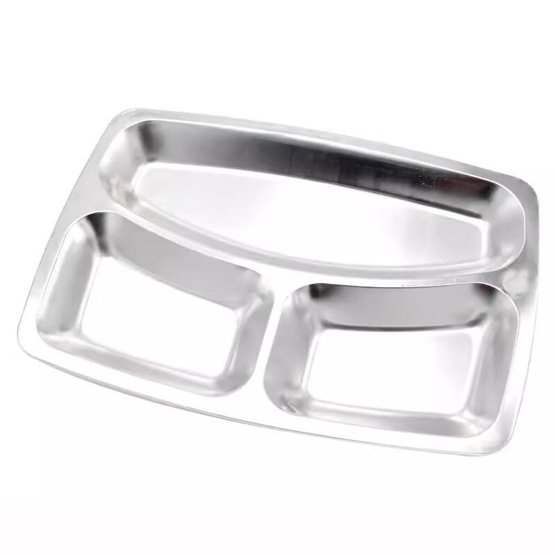 LIJIA FITMENT Stainless Steel Compartment Lunch Tray