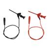 Multimeter Test Hook Clip Mini IC Hook Test Clip With Leads To 2mm Hole Socket Various Test Leads Clip Multimeters