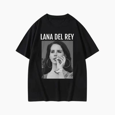 New Lana Del Rey Graphic Print T Shirt Unisex Women Hip Hop Vintage Streetwear Summer Short Sleeve Fashion T Shirt