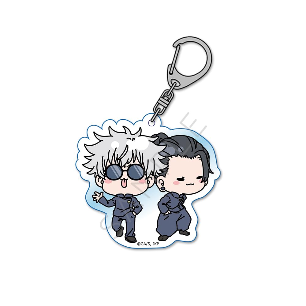 Kaijutsu Ball Folding mochocho Series Acrylic Keychain Mocho YG "Jujutsu Kaisen" [Gojo & Geto]
