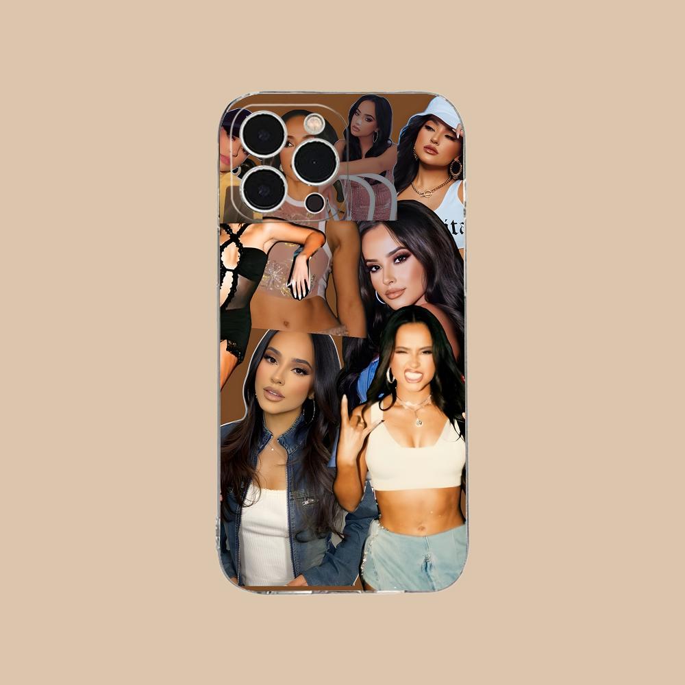 

Fashion Becky G Clear TPU Mobile Case for iPhone 17 16 15 14 13 12 11 X XR XS Air Pro Max Plus Mini Colorful Cover iPhone17