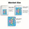 Banana Pajamas 2D Flat Pattern Flannel Blanket High quality All Seasons Warmth and Comfort Perfect for Christmas Gifts.PMT0914089