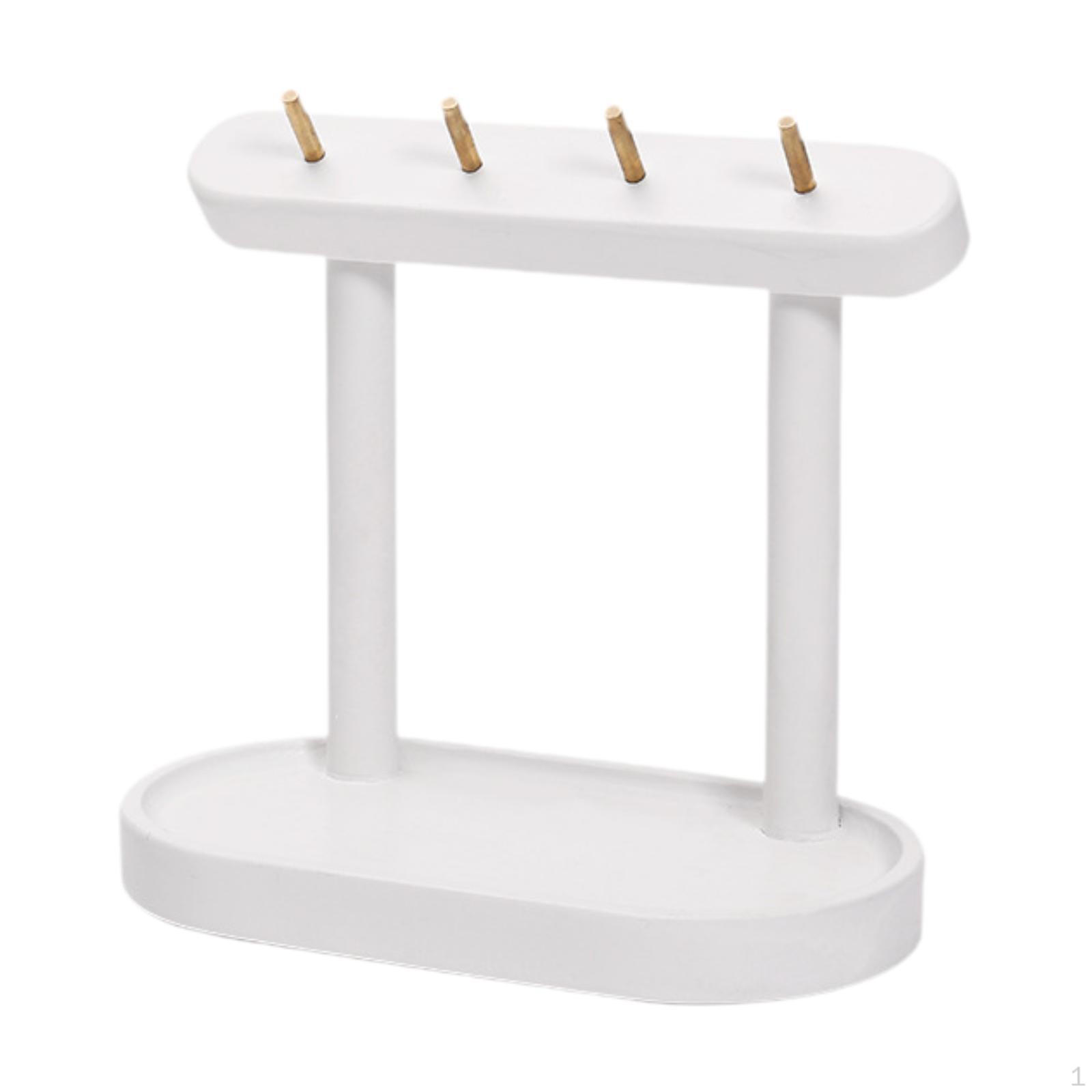 

Подставка для хранения ключей, скандинавский декор, деревянный подарочный лоток-органайзер для украшений White